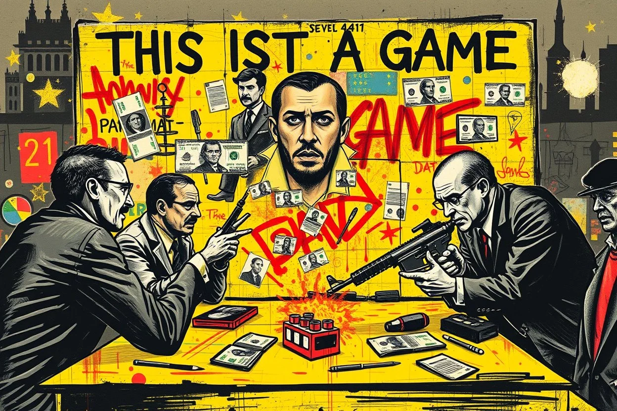 this isnt a game this is financial warfare style of basquiat