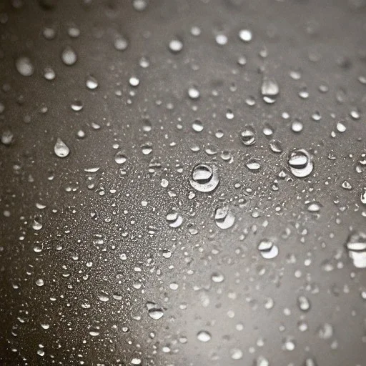 Perspective of the world through a raindrop