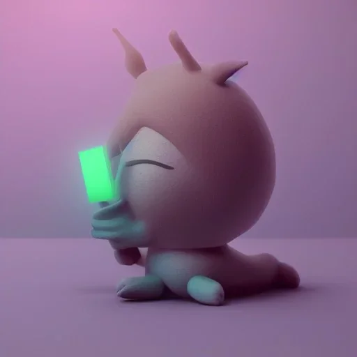 clean art of Enikő Madár, soft lighting, soft pastel gradients, high definition, 3d icon clay render, blender 3d by Alexander Jansson