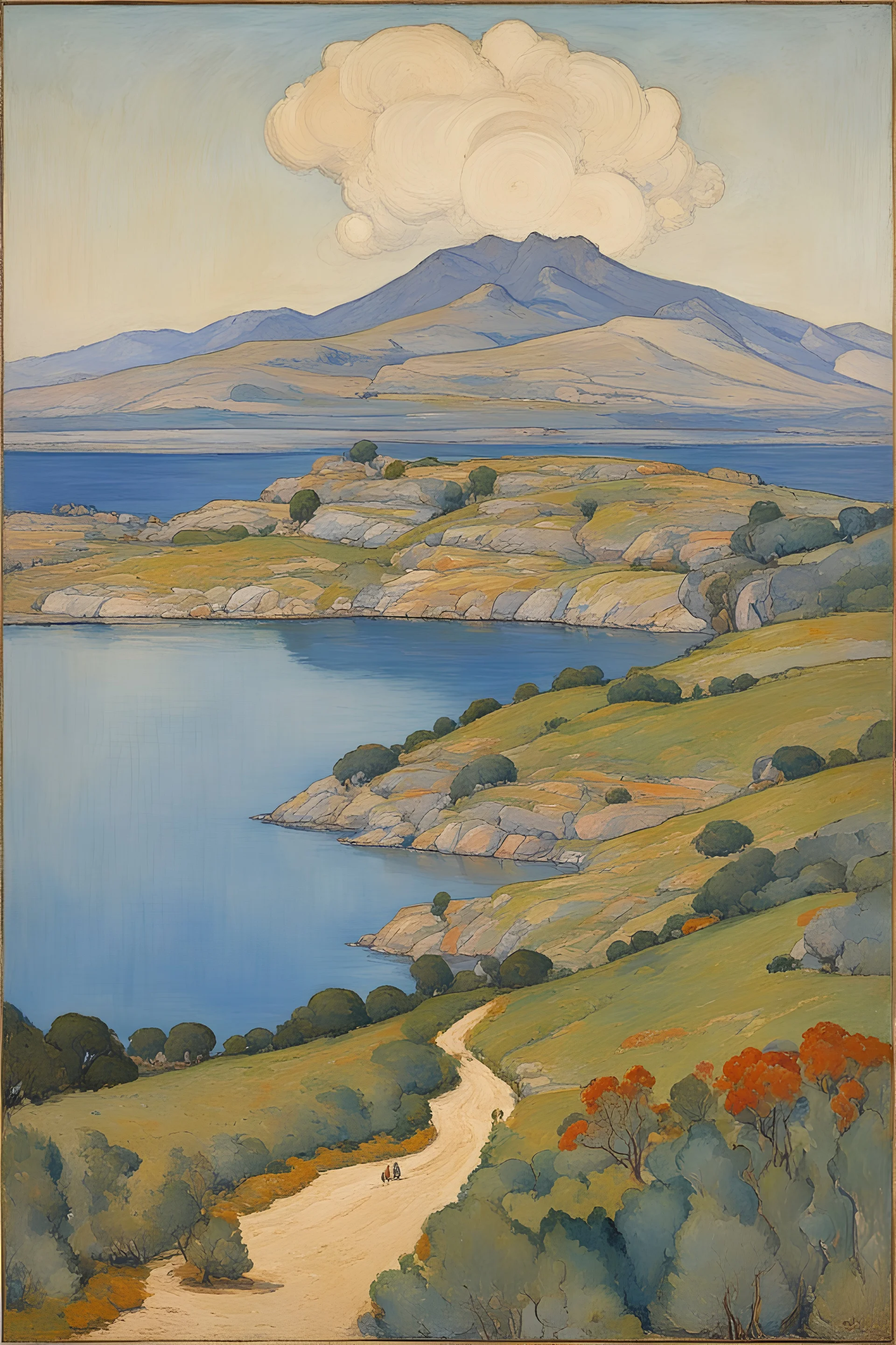 ferdinand hodler painting of portuguese landscape