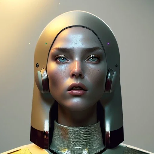 woman, rounded face, round grunge helmet, retro futuristic, latex coat, soft color, highly detailed, art stations, concept art, smooth, unreal engine 5, god rays, ray tracing, RTX, lumen lighting, ultra detail, volumetric lighting, 3d, finely drawn, high definition, high resolution.