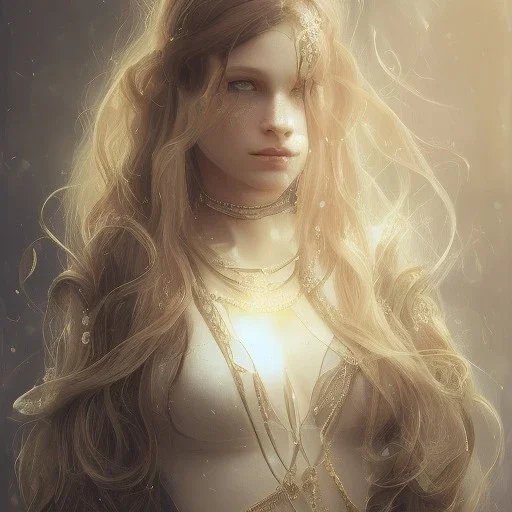  princess , cute, beautiful, long hair, wavy hair, blues eyes, head and shoulders portrait, cinematic, 8k, resolution concept art portrait by Greg Rutkowski, Artgerm, WLOP, Alphonse Mucha dynamic lighting hyperdetailed intricately detailed