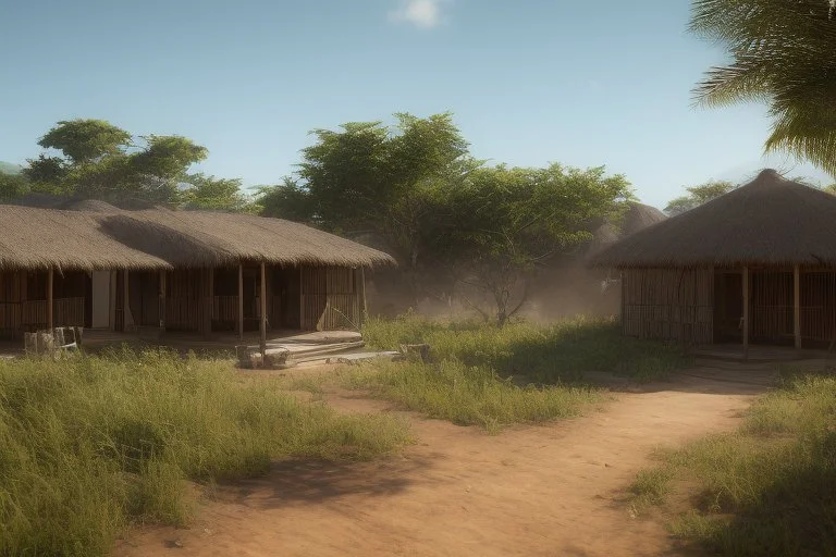 villaggio africano sole