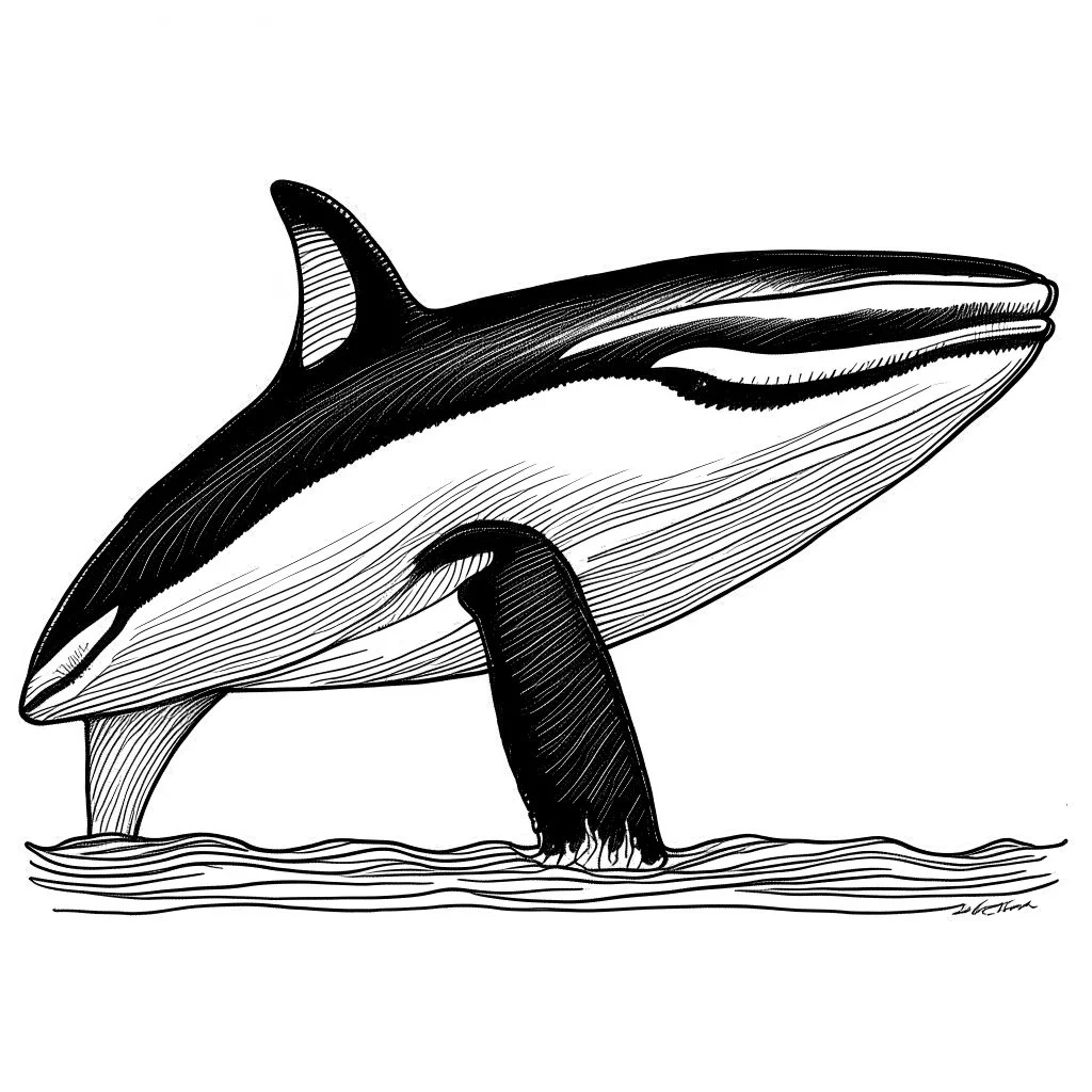 Orca drawing