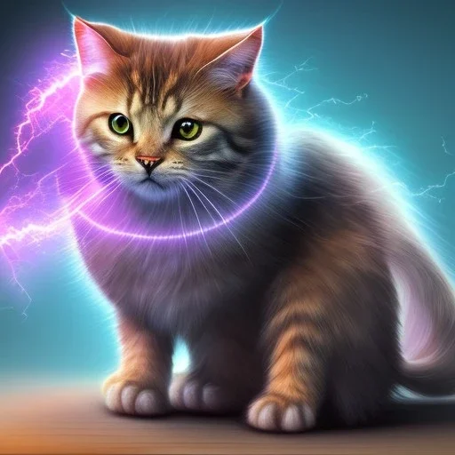 lightning cat