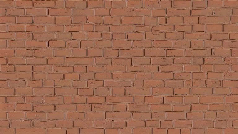 front cement wall,brick building,sidewalk, street, illustration
