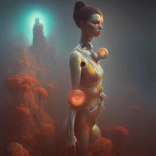 superhero, woman, photographer. oil on canvas, volumetric lighting, beksinski