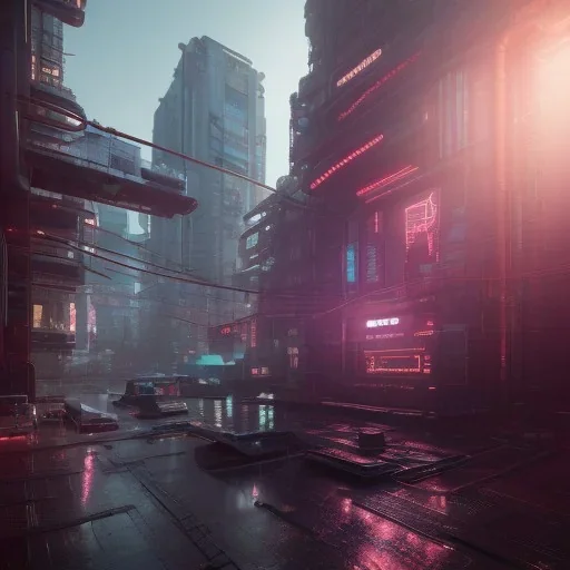 Cyberpunk unreal 5, octane render,cinema4d, dynamic lighting, dramatic lighting, 4k, redshift render, highly detailed, hyper realistic, in space