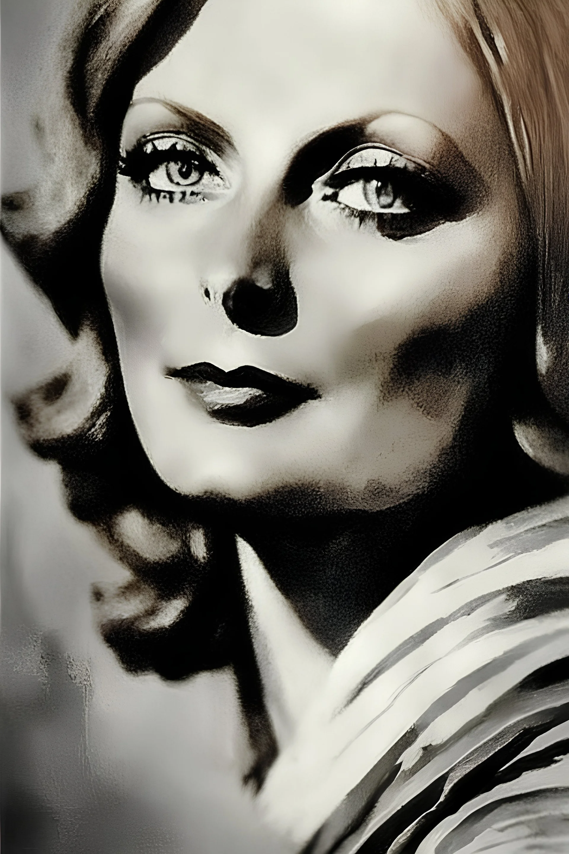 Greta Garbo in art