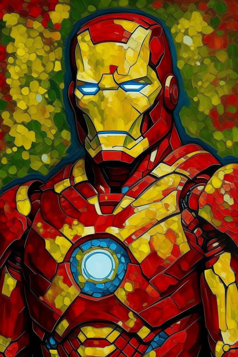 As Ironman by Van Gogh