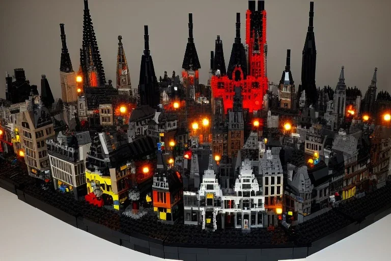 Gothic Metropolis made by lego