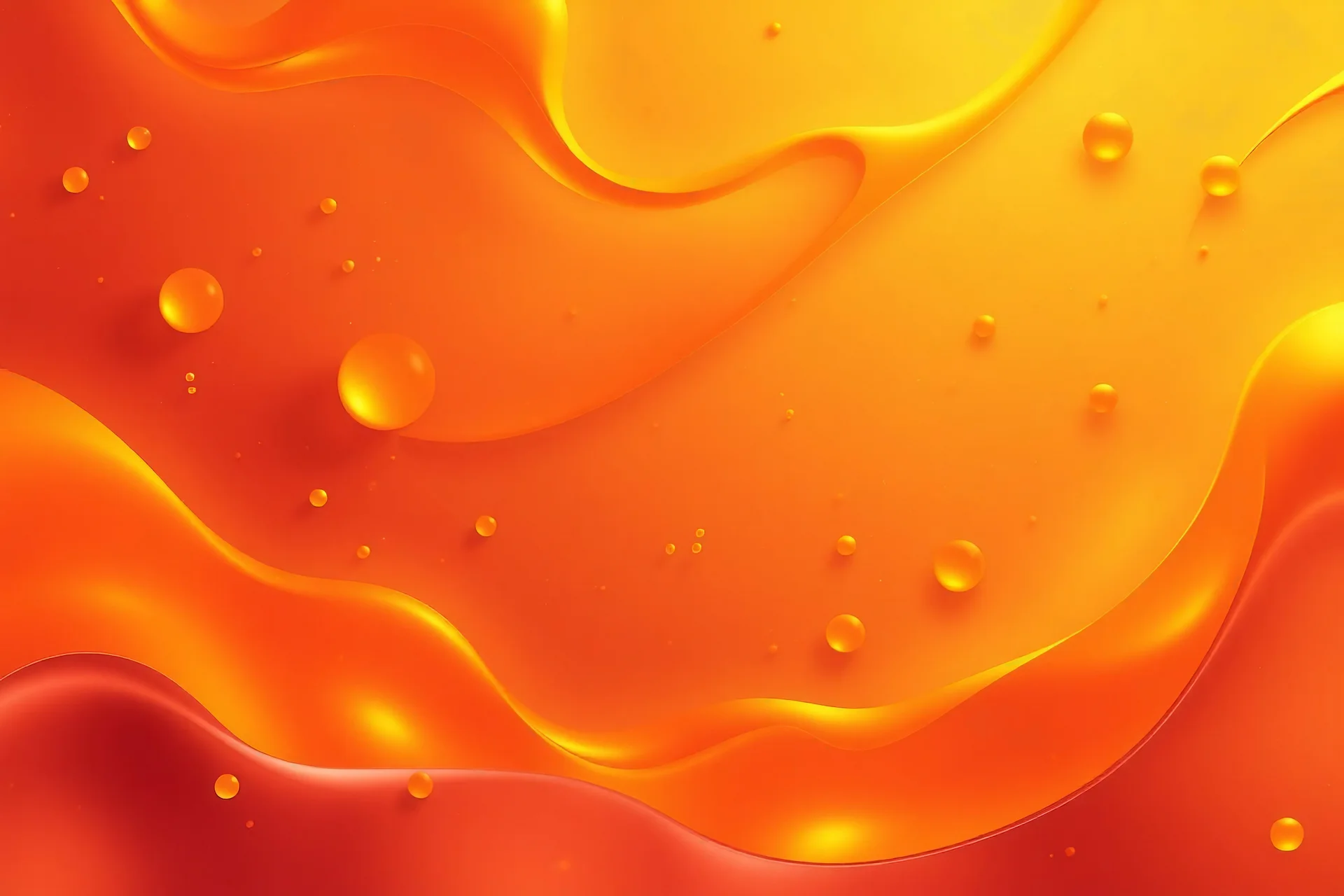 cartoon gold orange light yellow red abstract 3D wallpaper