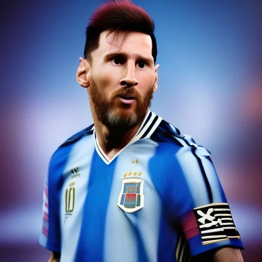 lionel messi, with argentina flag, highly detailed, wings, soft studio lighting, background 64k