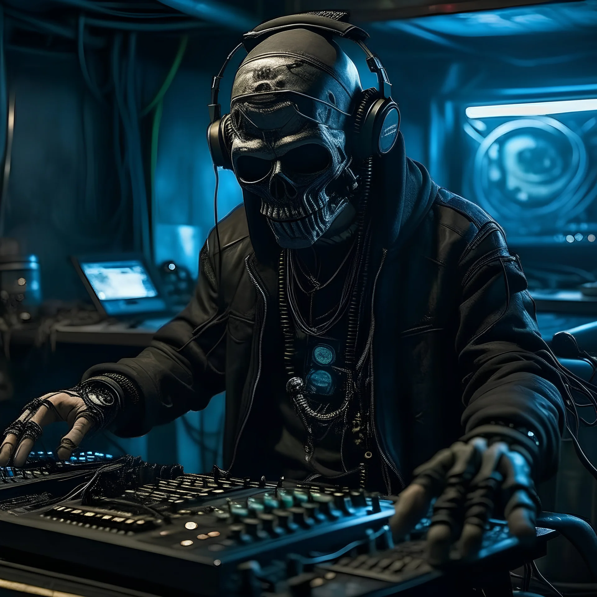 A cyberpunk DJ who plays heavy metal music