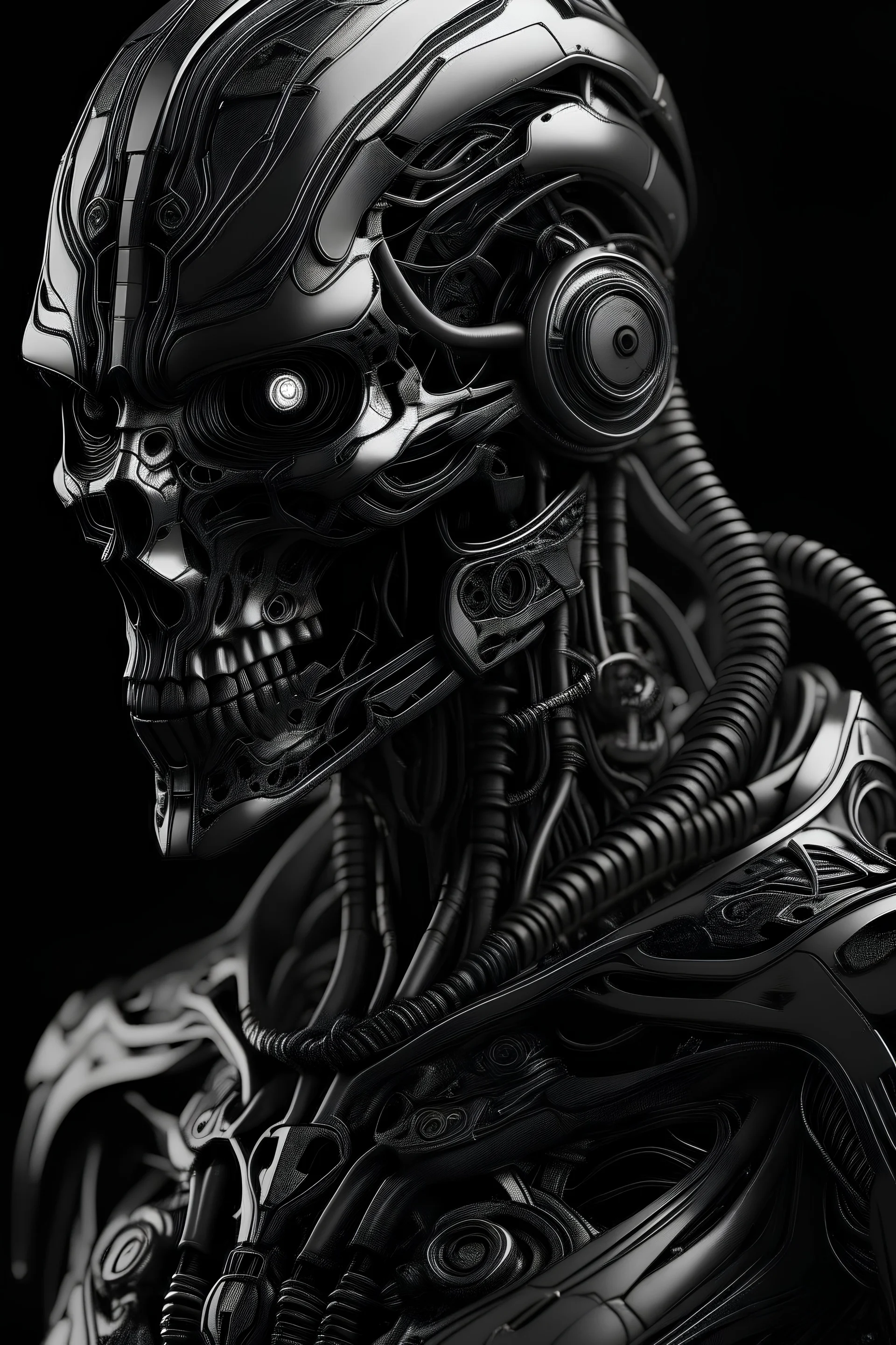 minator , with photo realistic concept art no background, black and white still, digital Art, perfect composition, beautiful detailed intricate insanely detailed octane render trending on artstation, 8 k artistic photography, photorealistic concept art, soft natural volumetric cinematic perfect light, chiaroscuro, award - winning photograph, masterpiece, oil on canvas, raphael, caravaggio, greg rutkowski, beeple, beksinski, black and white still, digital Art, perfect compositio