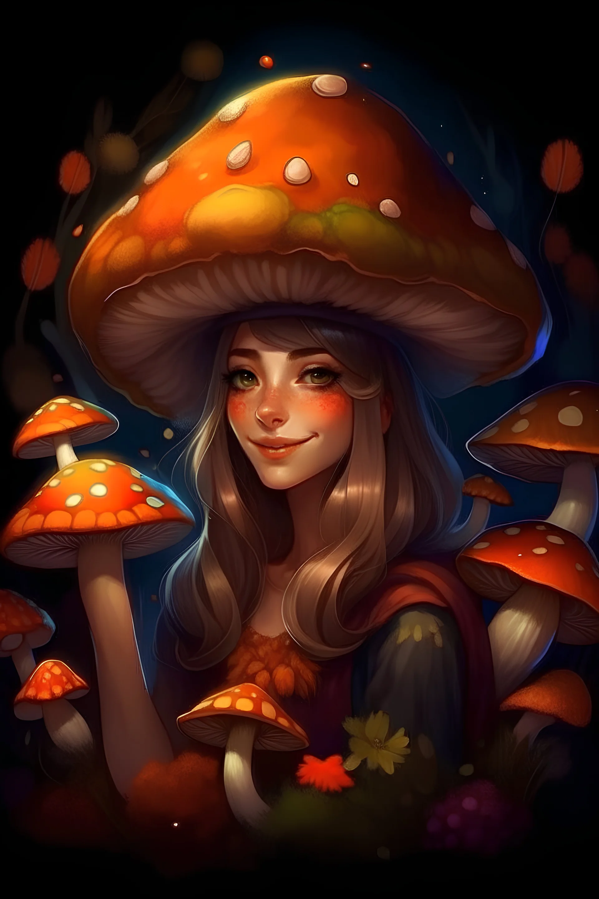 magical mushroom lady