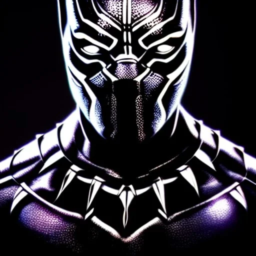 ultra detailed fullbody portrait of Black Panther , extremely detailed digital painting, extremely detailed face,crystal clear eyes, in the style of Ken Kelley robert e howard and pablo oliveira and Keith Parkinson , mystical colors, perfectly centered image, perfect composition, rim light, beautiful lighting,8k, stunning scene, raytracing