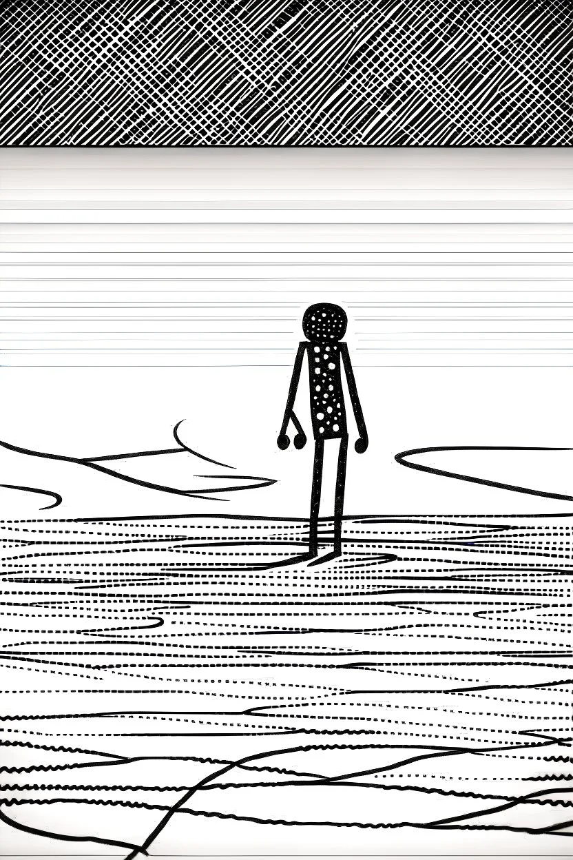 A lonely stickman