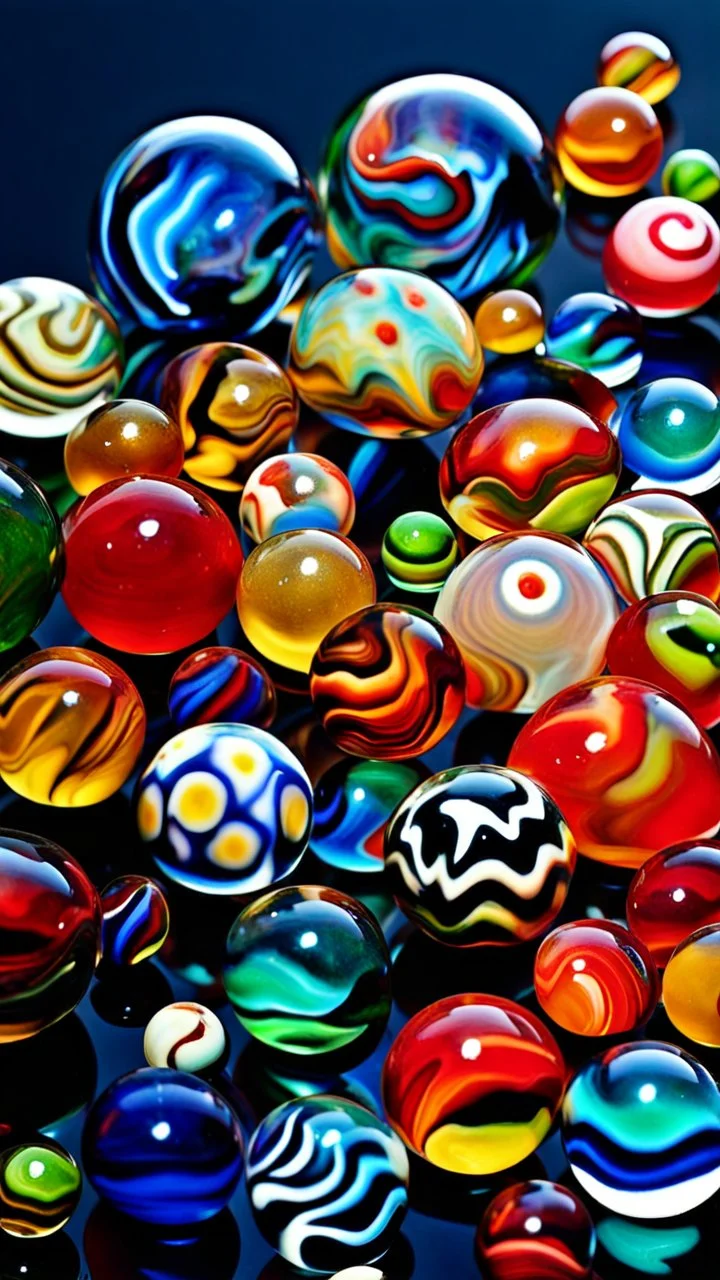 many stunning glass marbles, colorful, extremely detailed, realistic shapes, colorul, 90s nostalgia, stunning, shiny, ultra detailed, perfect photo