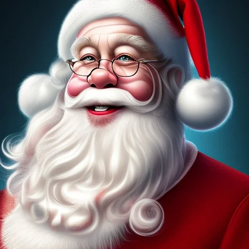 Santa Clause, portrait, detailed, 8k resolution, warm light