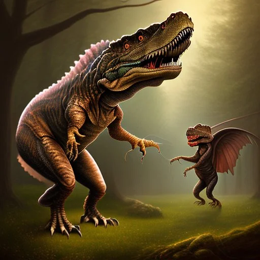 Tyrannosaurus Rex meets Oedipus Rex