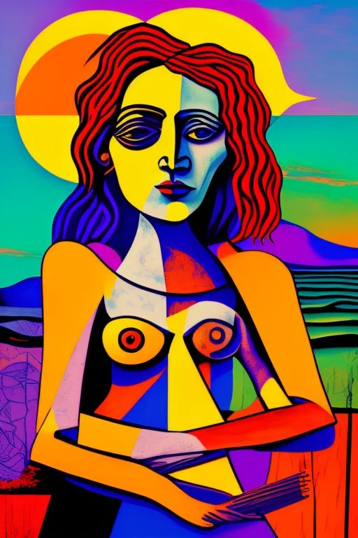 sunset picasso