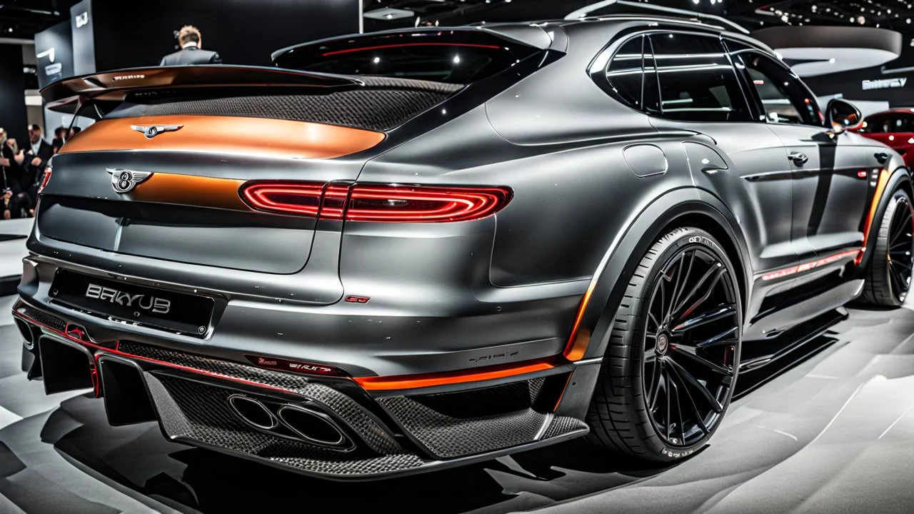 bentley bentayga BRABUS ROCKET bodykit, rear view, desktop wallpaper, 4K, Cinematic
