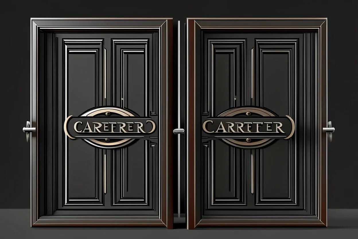 logo carpenter double gates