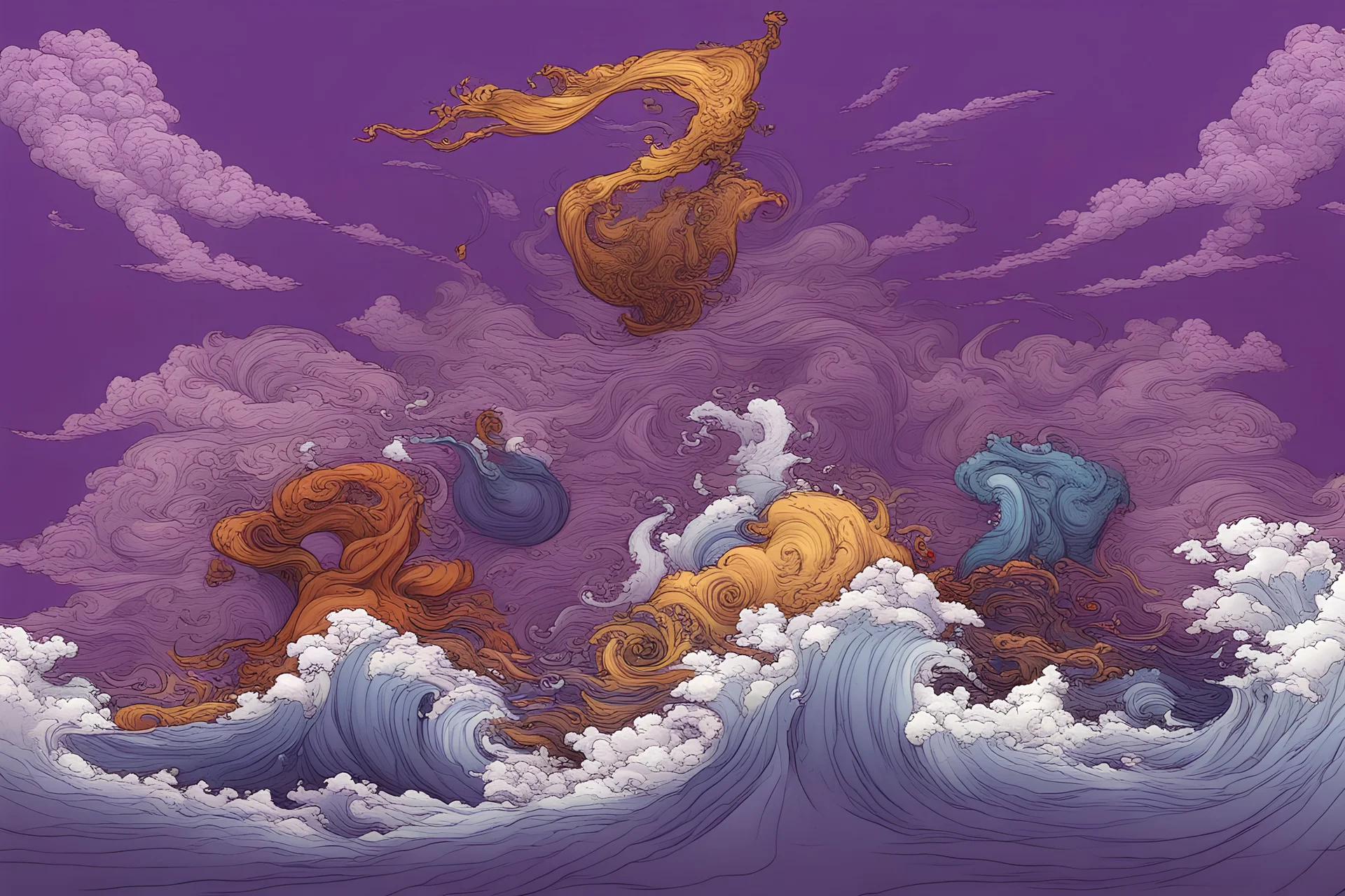 Purple-themed visual representation of the BRICS alliance standing strong amid swirling winds symbolizing Western sanctions and geopolitical pressures.