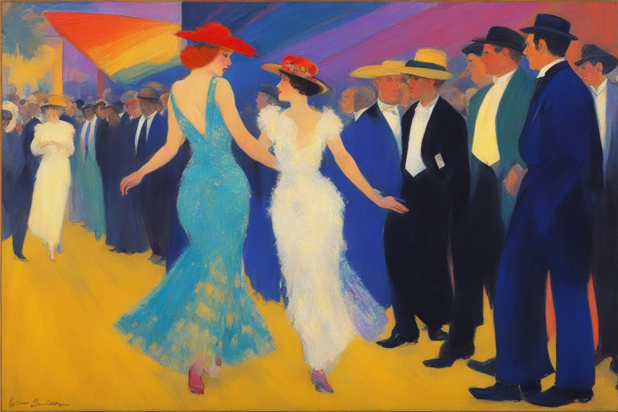 [kupka] dancing in colours Mary Ann didn't want to go back to the farm in Kansas when the castaways were finally rescued. She moved in with Ginger in Los Angeles who told her the "Sunset Boulevard Gentleman's Club" on the Sunset Strip was having an Amateur Night and she should sign up because there was some good prize money for the most popular new girl. She really enjoyed it and decided that it was a good way for her to make some money while waiting for a acting career to take off.