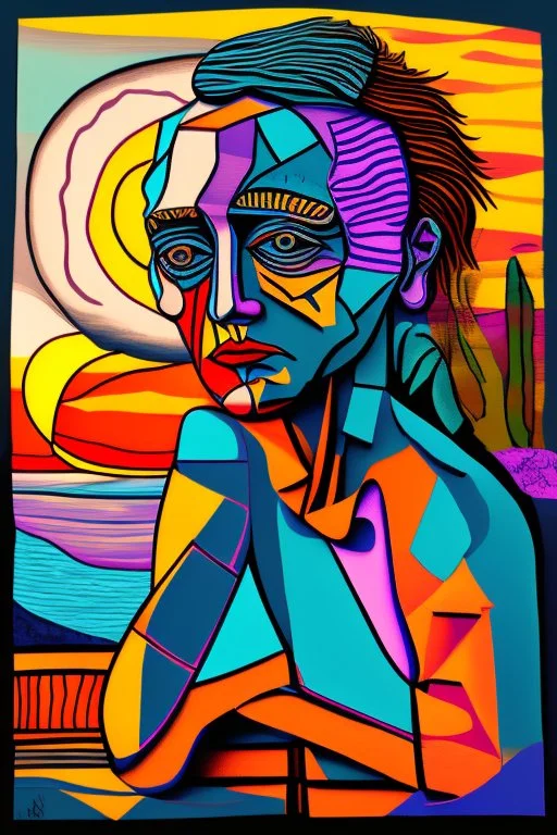 sunset picasso