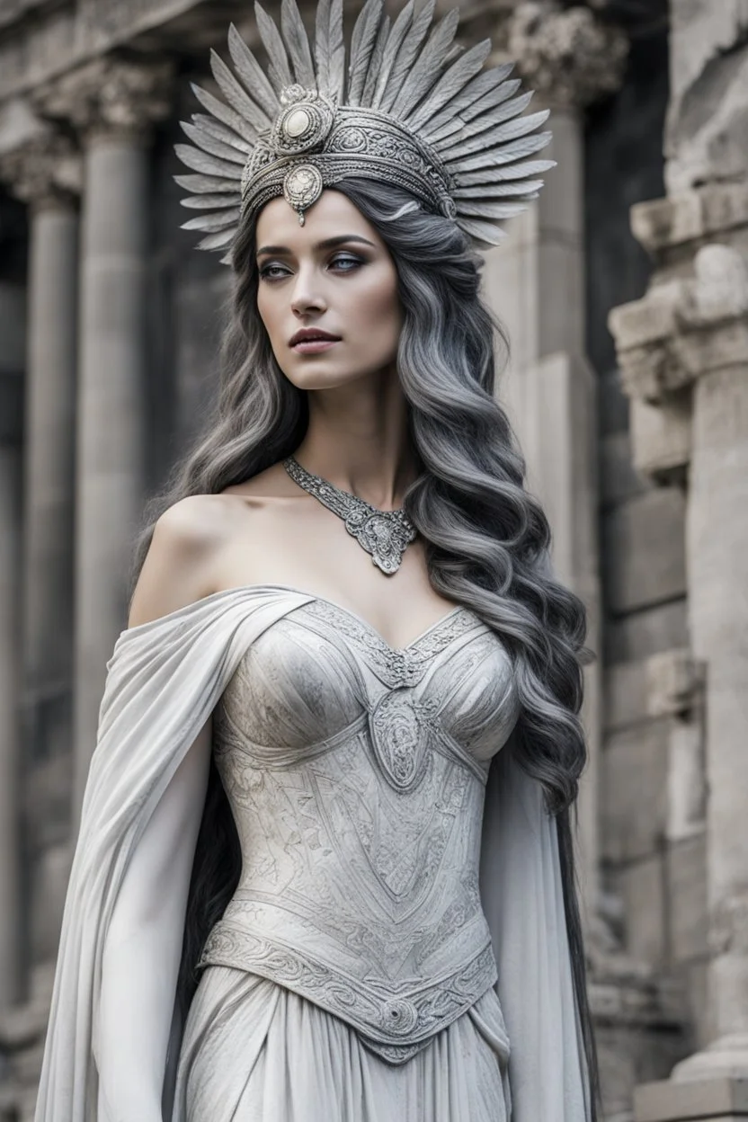 With raven locks cascading down her shoulders and eyes that held the wisdom of ages, Selene possessed an ethereal beauty that captivated all who beheld her. Her steps were as graceful as those of The Caryatids themselves, the marble statues that adorned the Acropolis, supporting the weight of the past. People were drawn to her, sensing the ancient power that pulsed through her veins. From a young age, Selene felt a profound connection to the stories of her ancestors. She immersed herself in the