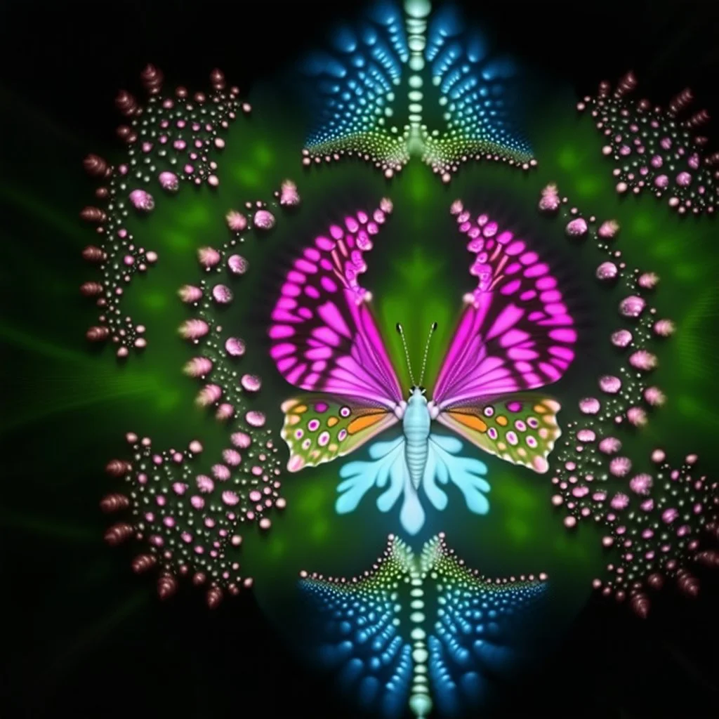 fractals, butterfly, Moody