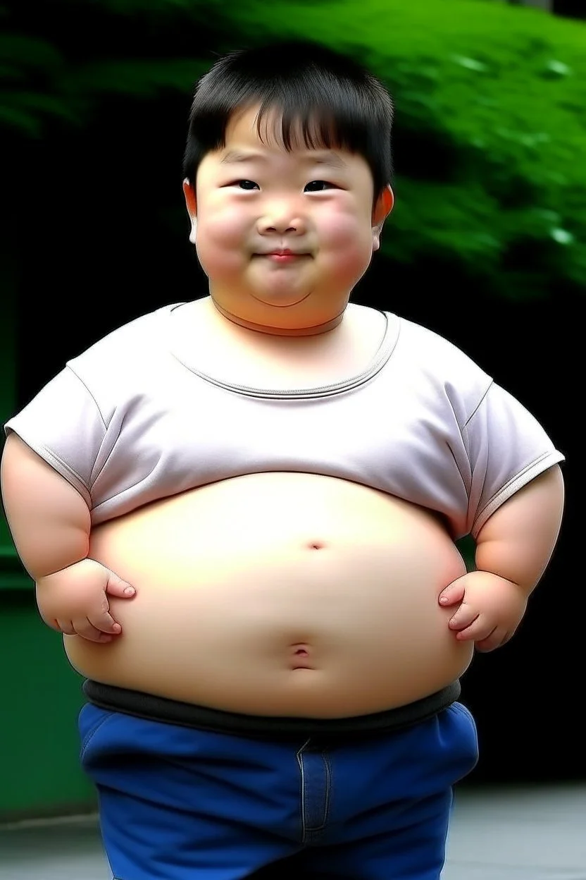 fat asian kid