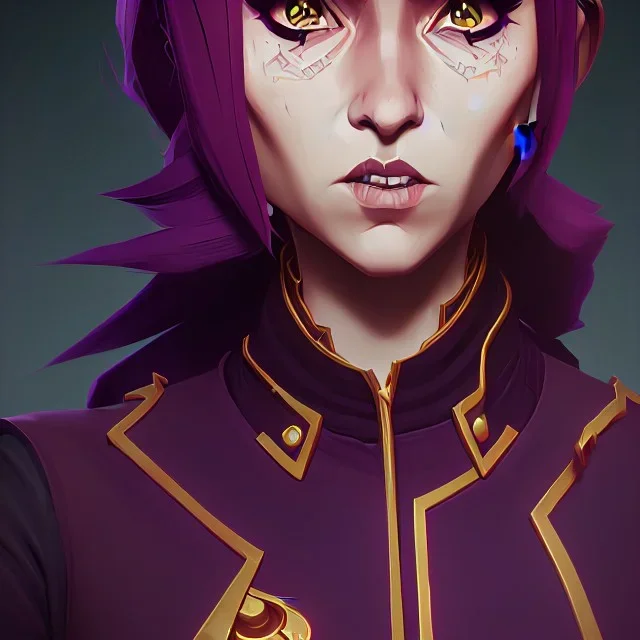 Portrait of an adorable warlock girl by Nick Harris