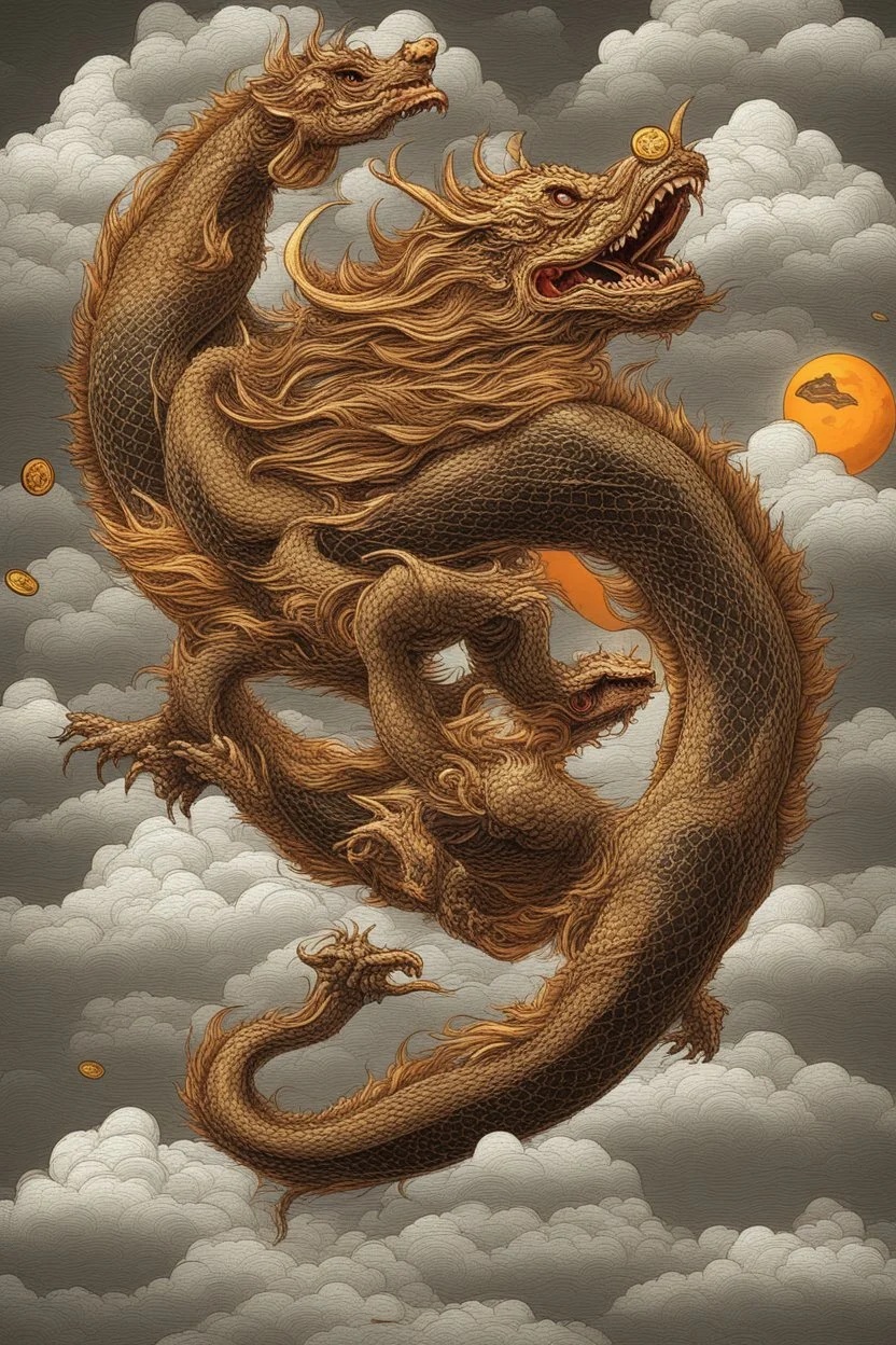 Bitcoin cryptocurrency are flying in the dragon year