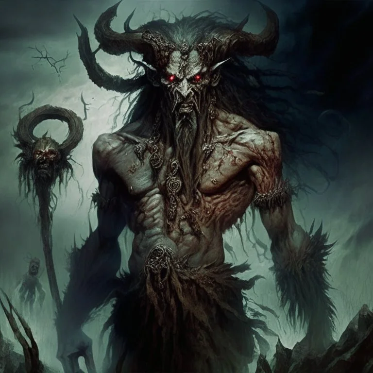 Maldirath, God of Famine, Natural Disaster, and Disease, Lord of Evil Beasts