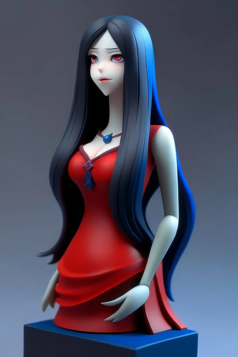 marceline vampire big chest adventure time animation bust styled