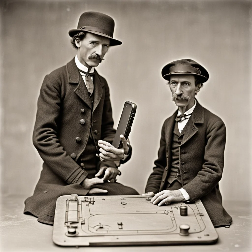 The Wright Brothers design a smartphone.