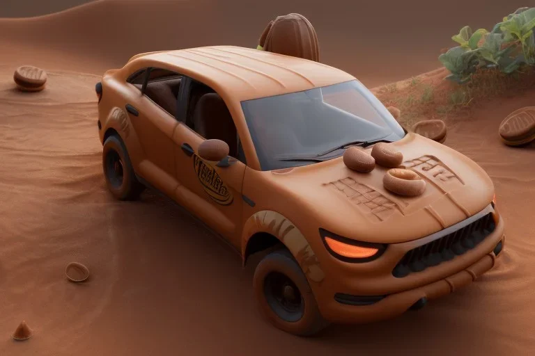 Reese's Peanut butter cup car