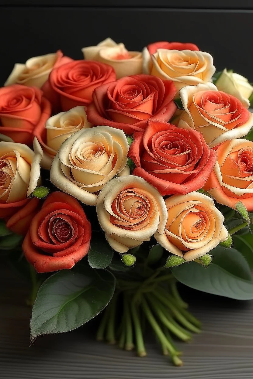 Flower buquet roses