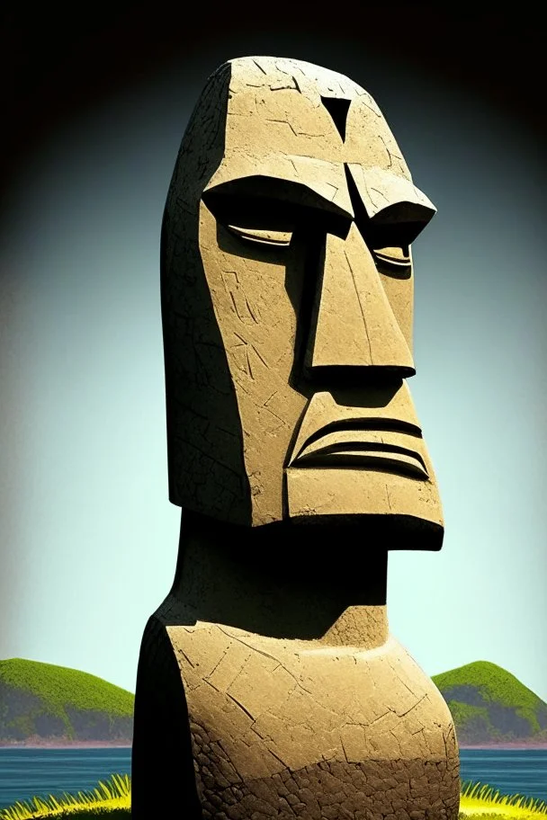 moai easter island golem