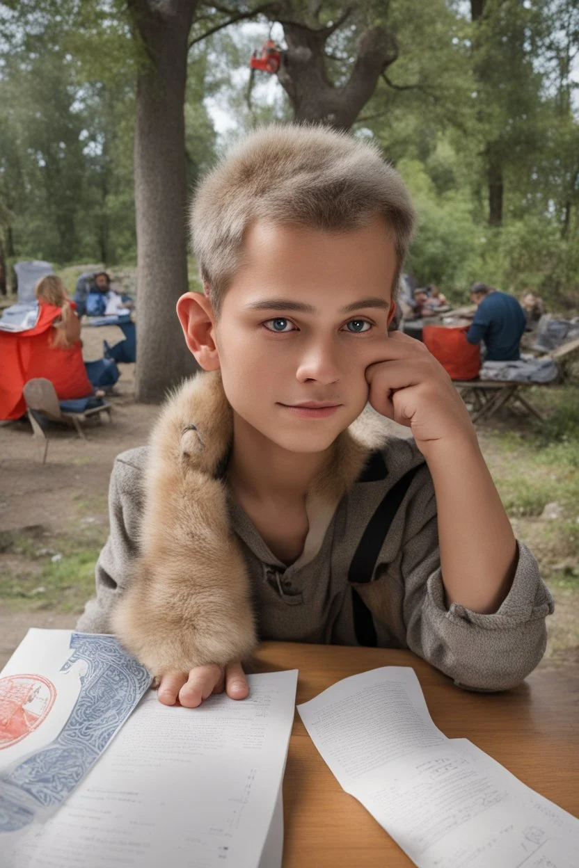 a good humanized wolf who can help in reading a document