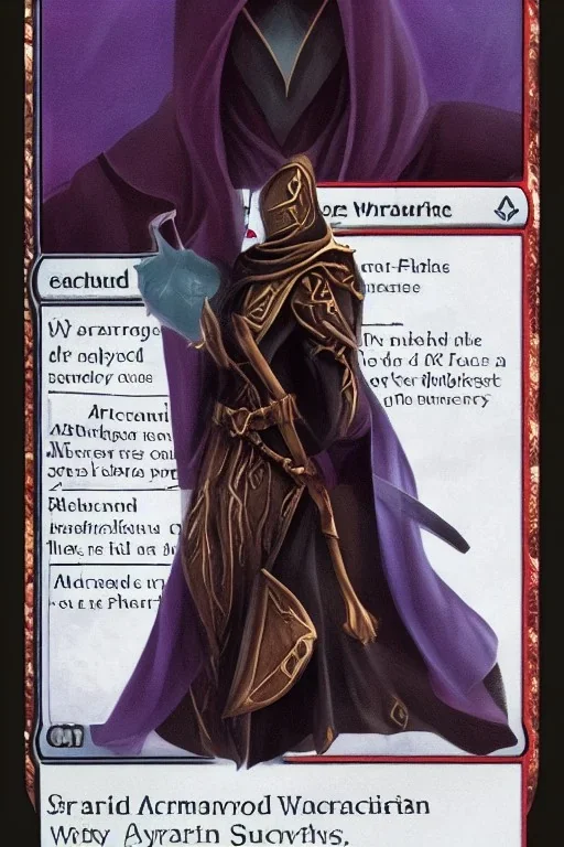 hooded mysterious arcanist