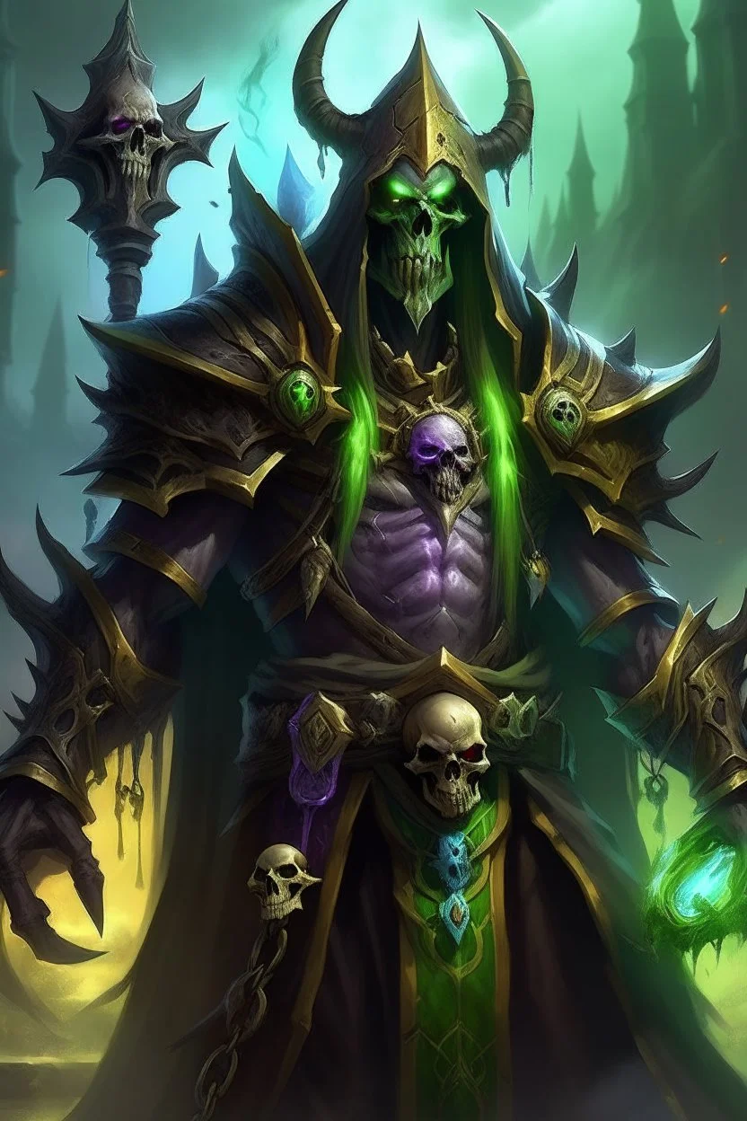 undead warlock wow warcraft world affliction corruption soul chaos