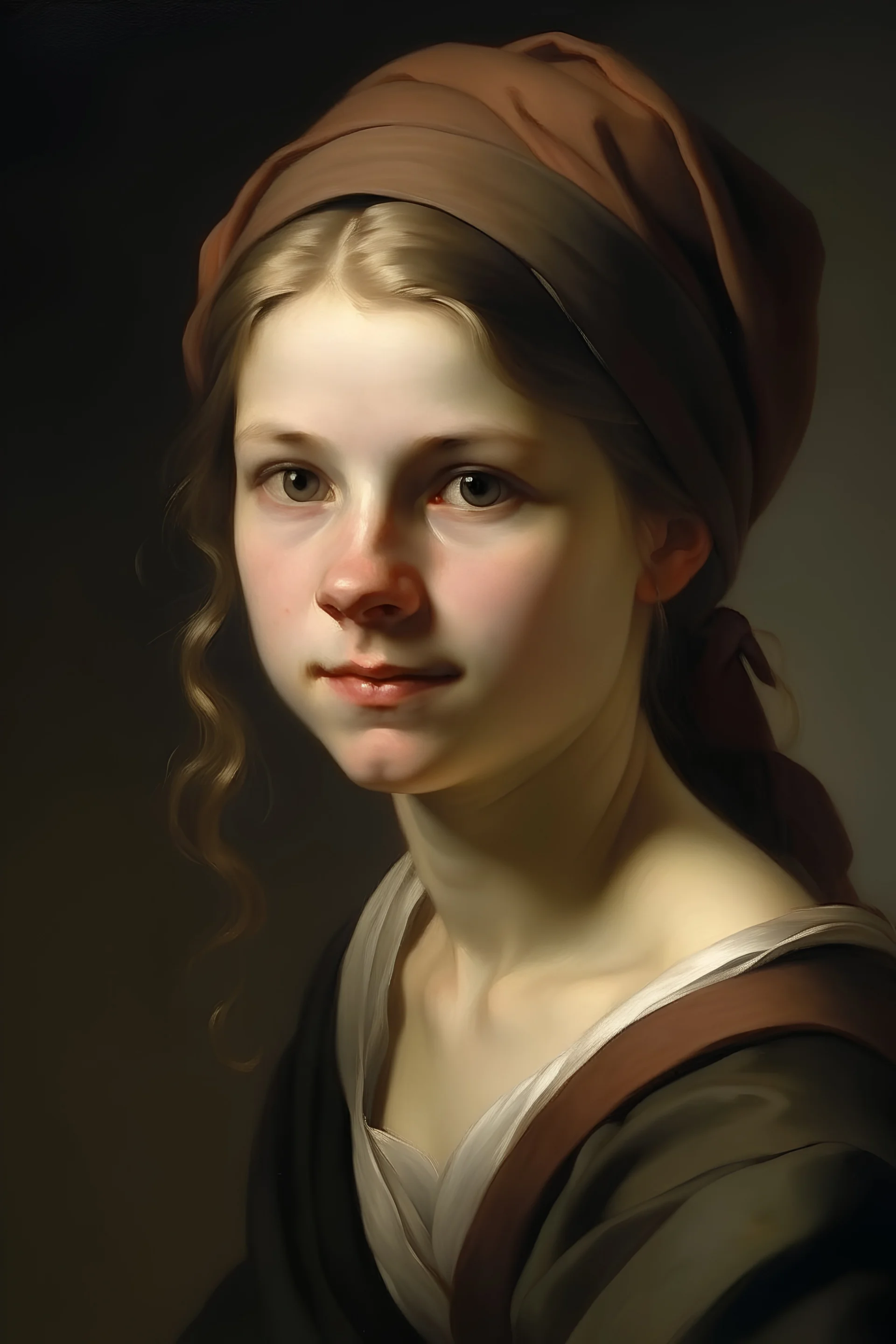 Portrait of a young woman