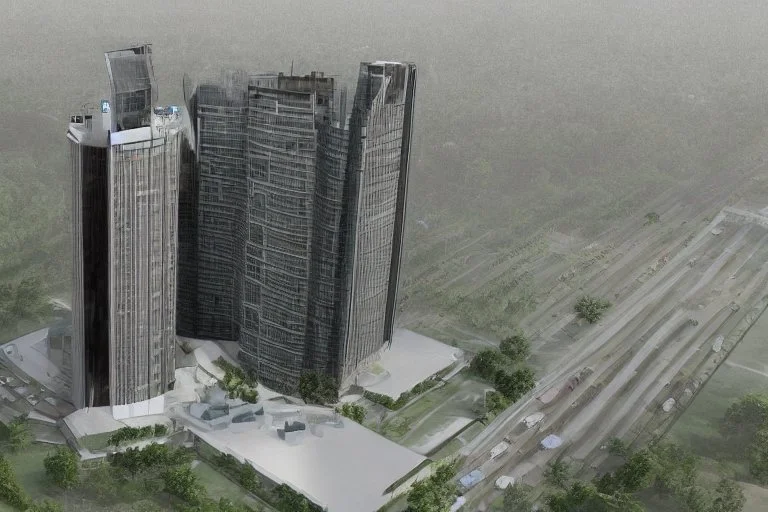 Unique building design for central bank of India. Make it world's tallest building