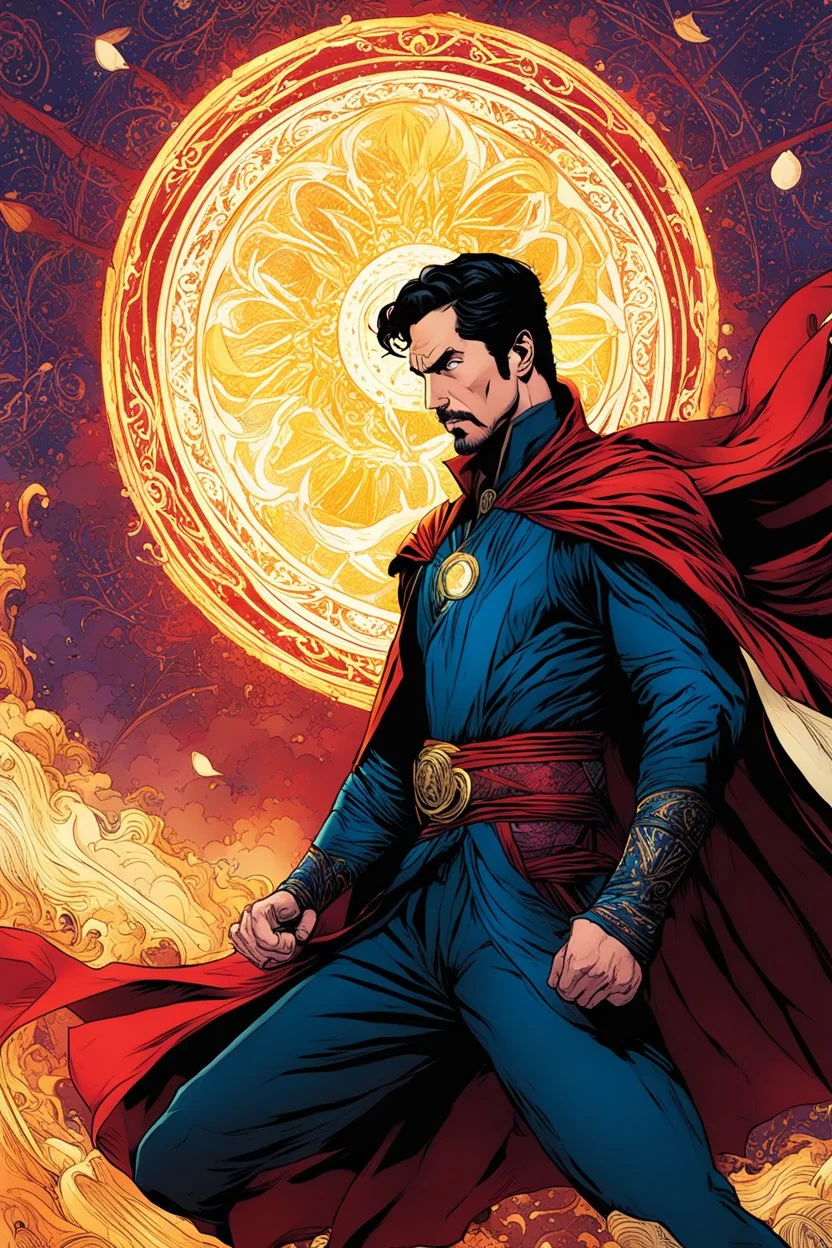 DOCTOR STRANGE: FALL SUNRISE drawn and written by Tradd Moore colored by Heather Moore