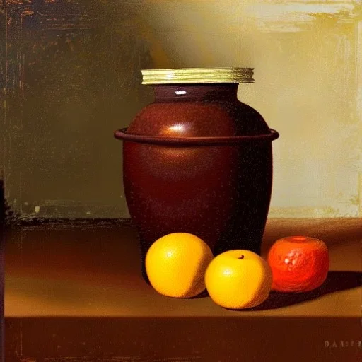 still life jar