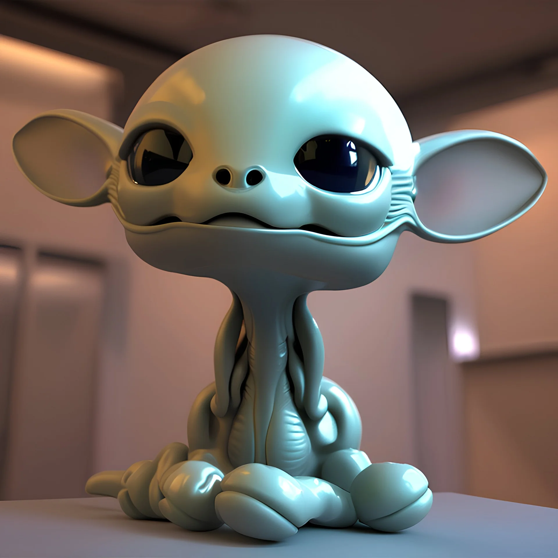 cute alien 3D VR
